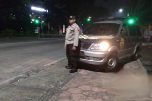 Antisipasi Tindak Kejahatan, Patroli Polsek Tingkir Susuri Jl. Soekarno – Hatta